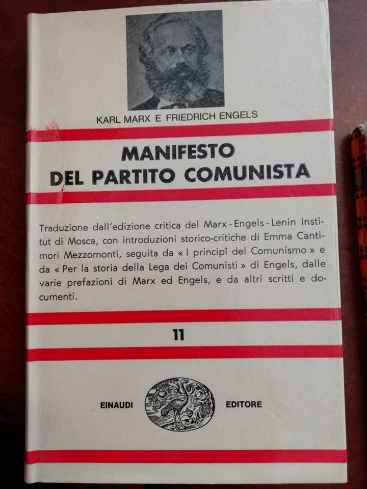 Manifesto del partito comunista – Libri et Alia